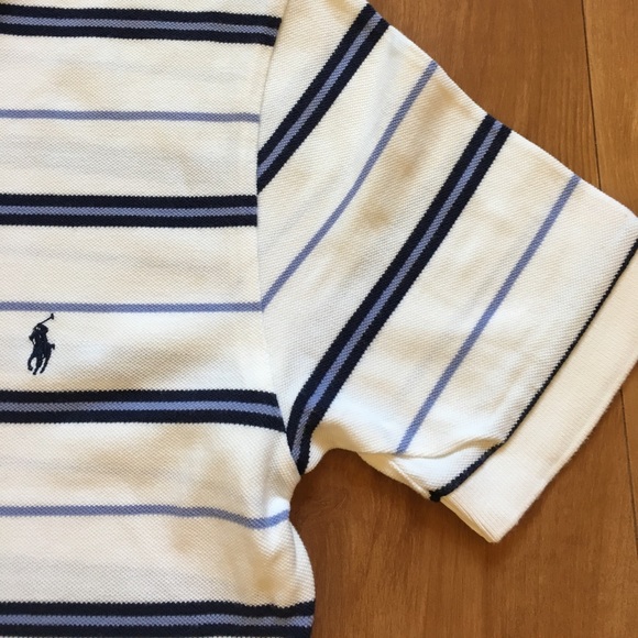 Ralph Lauren Polo Short Sleeve Stripe Polo Small - Picture 7 of 7